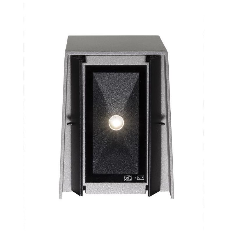 WIN LED 3X2W LAMPADA DA PARETE FASCIO REGOLABILE IP54 TRE COLORI Pan International - Cristalensi Shop Online