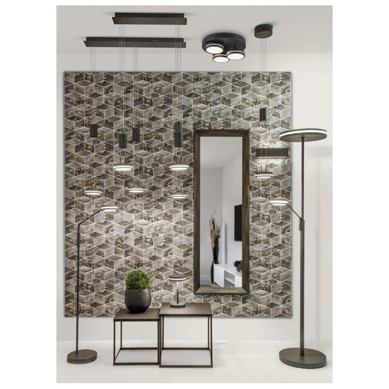 FRANKLIN PIANTANA DOPPIA EMISSIONE DI LUCE TOUCH DIMMER LED 40W 4 FINITURE COLORE TRIO LIGHTING - Cristalensi Shop Online