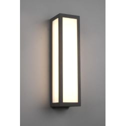 FUERTE APPLIQUE DA ESTERNO MODERNA COLORE ANTRACITE IP54 LED 10,5W LUCE 3000K TRIO LIGHTING - Cristalensi Shop Online