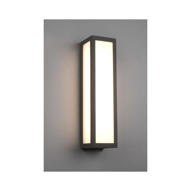 FUERTE APPLIQUE DA ESTERNO MODERNA COLORE ANTRACITE IP54 LED 10,5W LUCE 3000K TRIO LIGHTING - Cristalensi Shop Online