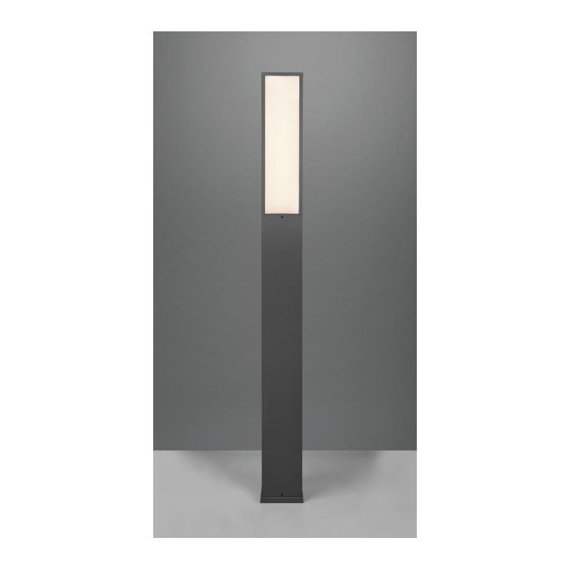 FUERTE PALO DA ESTERNO H155 MODERNO COLORE ANTRACITE IP54 LED 15W LUCE 3000K TRIO LIGHTING - Cristalensi Shop Online