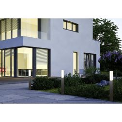 FUERTE PALO DA ESTERNO H155 MODERNO COLORE ANTRACITE IP54 LED 15W LUCE 3000K TRIO LIGHTING - Cristalensi Shop Online 2