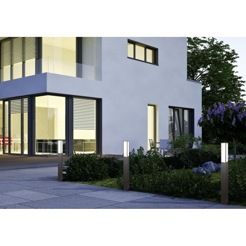 FUERTE PALO DA ESTERNO H155 MODERNO COLORE ANTRACITE IP54 LED 15W LUCE 3000K TRIO LIGHTING - Cristalensi Shop Online