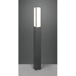 FUERTE PALO DA ESTERNO H155 MODERNO COLORE ANTRACITE IP54 LED 15W LUCE 3000K TRIO LIGHTING - Cristalensi Shop Online