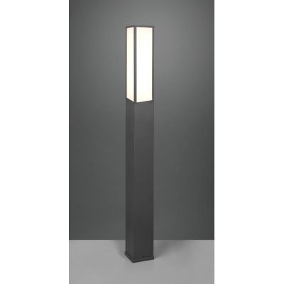 FUERTE PALO DA ESTERNO H155 MODERNO COLORE ANTRACITE IP54 LED 15W LUCE 3000K TRIO LIGHTING - Cristalensi Shop Online
