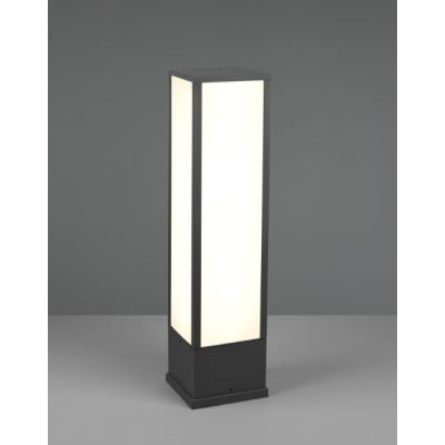 FUERTE PALETTO DA ESTERNO MODERNO COLORE ANTRACITE IP54 LED 15W LUCE 3000K TRIO LIGHTING - Cristalensi Shop Online