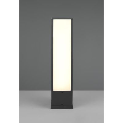 FUERTE PALETTO DA ESTERNO MODERNO COLORE ANTRACITE IP54 LED 15W LUCE 3000K TRIO LIGHTING - Cristalensi Shop Online
