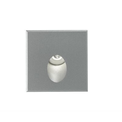 POLKA QUADRATO SEGNAPASSO LED 3W 230V 3000K O 4000K INCASSO IP65 Pan International - Cristalensi Shop Online