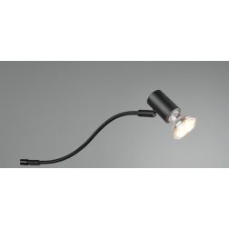 GIADA LAMPADA DA SPECCHIO ORIGINALE IN METALLO NERO O CROMO IP44 LAMPADINA GU10 DESIGN MODERNO TRIO LIGHTING - Cristalensi Shop  2