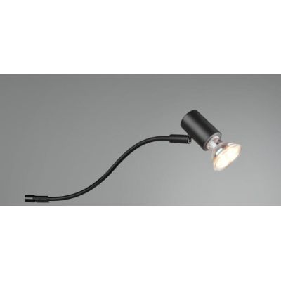GIADA LAMPADA DA SPECCHIO ORIGINALE IN METALLO NERO O CROMO IP44 LAMPADINA GU10 DESIGN MODERNO TRIO LIGHTING - Cristalensi Shop 