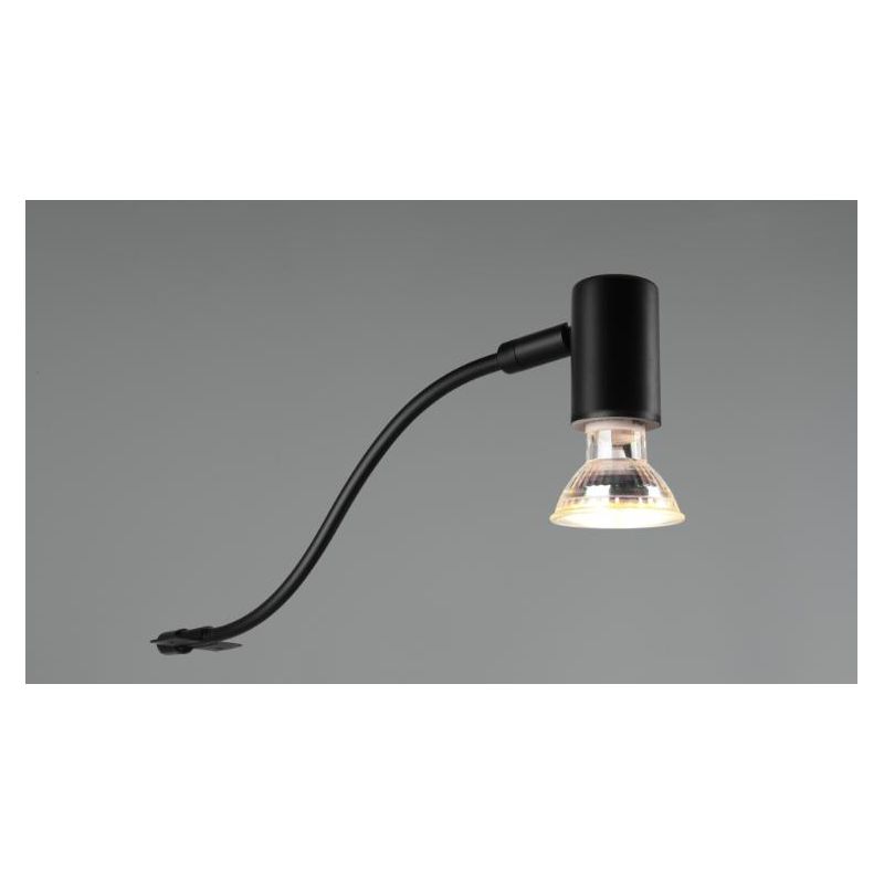 GIADA LAMPADA DA SPECCHIO ORIGINALE IN METALLO NERO O CROMO IP44 LAMPADINA GU10 DESIGN MODERNO TRIO LIGHTING - Cristalensi Shop 
