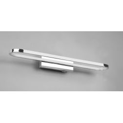 GIANNI LAMPADA DA SPECCHIO LED 22W METALLO NERO O CROMO IP44 LARGHEZZA CM 60 CON INTERRUTTORE TRIO LIGHTING - Cristalensi Shop O 2