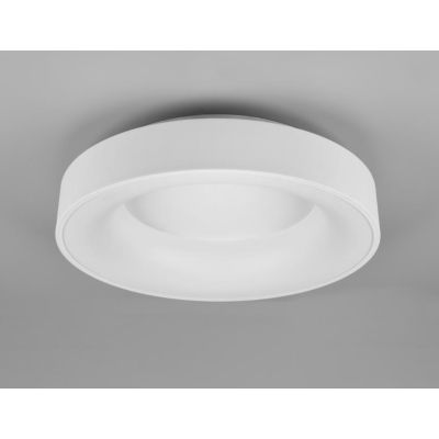 GIRONA PLAFONIERA MODERNA DIAMETRO CM 45 CON LED 30W LUCE 3000K DIMMERABILE BIANCA O NERA TRIO LIGHTING - Cristalensi Shop Onlin