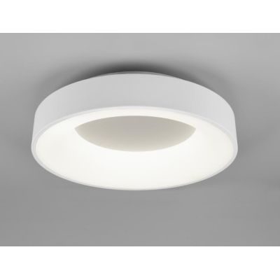 GIRONA PLAFONIERA MODERNA DIAMETRO CM 45 CON LED 30W LUCE 3000K DIMMERABILE BIANCA O NERA TRIO LIGHTING - Cristalensi Shop Onlin