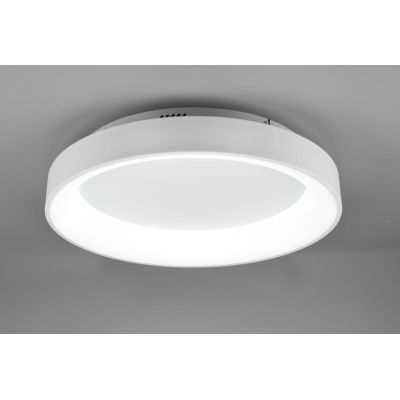 GIRONA PLAFONIERA MODERNA DIAMETRO CM 60 CON LED 48W LUCE DIMMERABILE BIANCO O NERO TRIO LIGHTING - Cristalensi Shop Online
