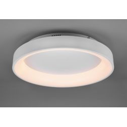 GIRONA PLAFONIERA MODERNA DIAMETRO CM 60 CON LED 48W LUCE DIMMERABILE BIANCO O NERO TRIO LIGHTING - Cristalensi Shop Online