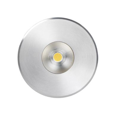 NIP INCASSO TONDO COB LED 5W 3000K O 4000K 220/240V IP67 CALPESTABILE Pan International - Cristalensi Shop Online
