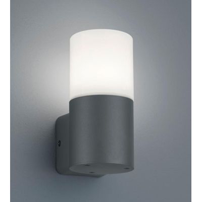 HOOSIC APPLIQUE CILINDRICA DA PARETE PER ESTERNI IP44 RUGGINE O ANTRACITE ATTACCO E27 MODERNA TRIO LIGHTING - Cristalensi Shop O