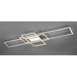 IRVINE PLAFONIERA CON TRE RETTANGOLI LED 60W MODERNA DIMMERABILE 4 FINITURE COLORE TRIO LIGHTING - Cristalensi Shop Online