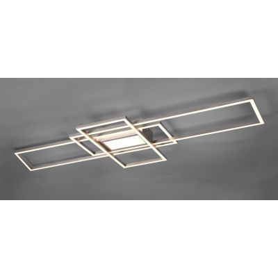 IRVINE PLAFONIERA CON TRE RETTANGOLI LED 60W MODERNA DIMMERABILE 4 FINITURE COLORE TRIO LIGHTING - Cristalensi Shop Online