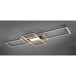 IRVINE PLAFONIERA CON TRE RETTANGOLI LED 60W MODERNA DIMMERABILE 4 FINITURE COLORE TRIO LIGHTING - Cristalensi Shop Online 2