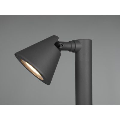 KAVERI LAMPIONCINO DA ESTERNI H60 ORIENTABILE IP44 MODERNO COLORE ANTRACITE CON ATTACCO GU10 TRIO LIGHTING - Cristalensi Shop On