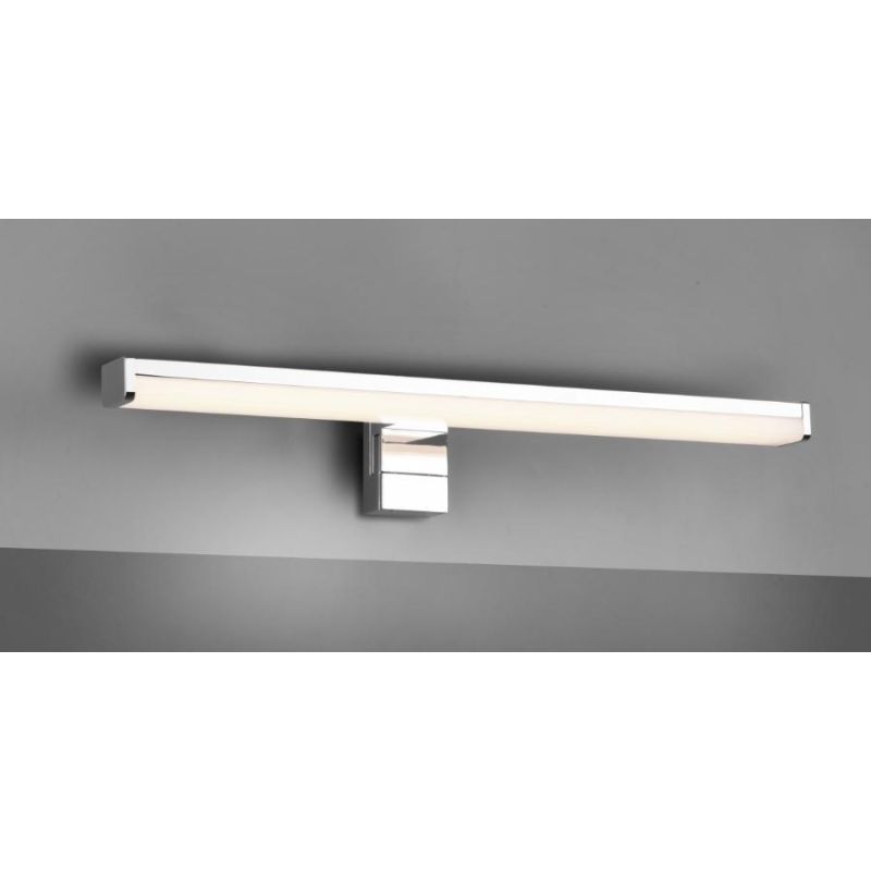 LINO APPLIQUE DA SPECCHIO FINITURA NERA O CROMO IP44 LED 7,5W LUCE 3000K MODERNA LARGHEZZA CM 40 TRIO LIGHTING - Cristalensi Sho