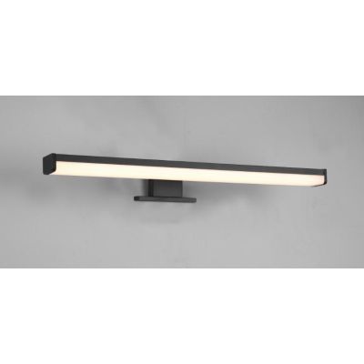 LINO APPLIQUE DA SPECCHIO FINITURA NERA O CROMO IP44 LED 7,5W LUCE 3000K MODERNA LARGHEZZA CM 40 TRIO LIGHTING - Cristalensi Sho