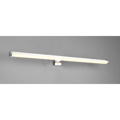 LINO APPLIQUE DA SPECCHIO FINITURA NERA O CROMO IP44 LED 11,5W LUCE 3000K MODERNA LARGHEZZA CM 60 TRIO LIGHTING - Cristalensi Sh