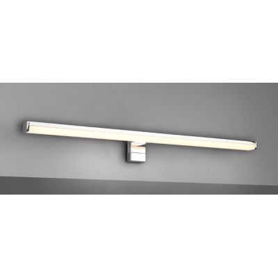 LINO APPLIQUE DA SPECCHIO FINITURA NERA O CROMO IP44 LED 11,5W LUCE 3000K MODERNA LARGHEZZA CM 60 TRIO LIGHTING - Cristalensi Sh