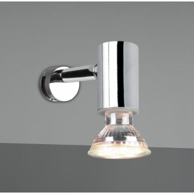 LORENZO APPLIQUE SPOT ORIENTABILE DA SPECCHIO CROMO O NERA IP44 ATTACCO GU10 DESIGN MODERNO TRIO LIGHTING - Cristalensi Shop Onl