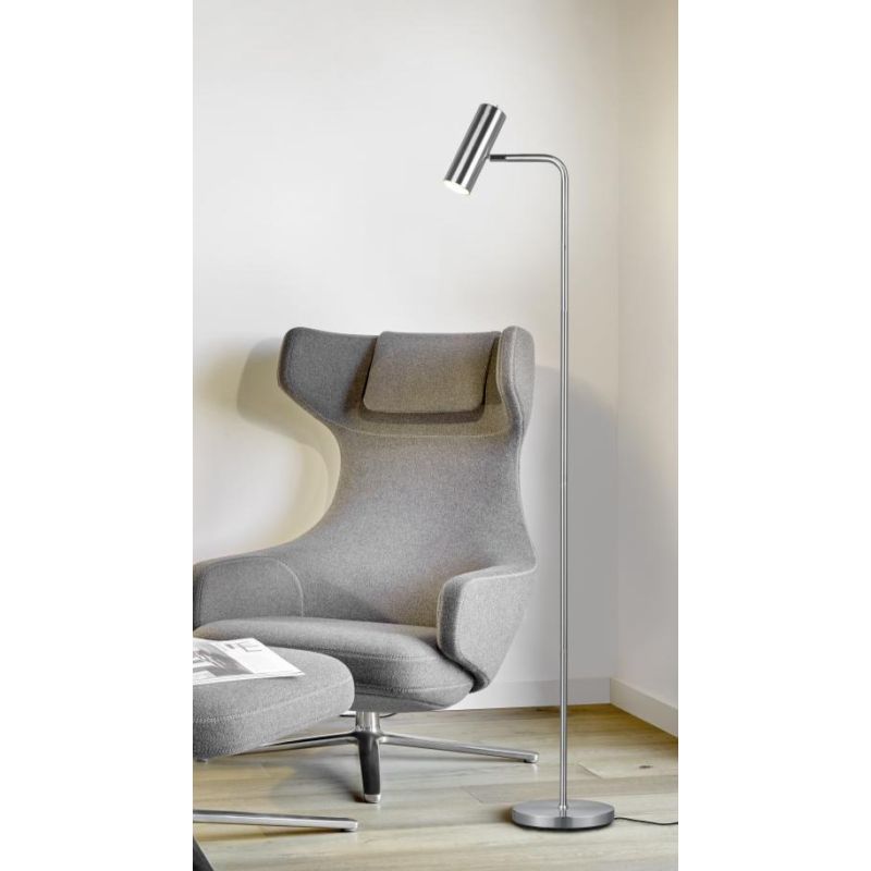 MARLEY PIANTANA H150 IN METALLO FINITURA NICHEL O OTTONE SATINATO MODERNA ATTACCO GU10 TRIO LIGHTING - Cristalensi Shop Online