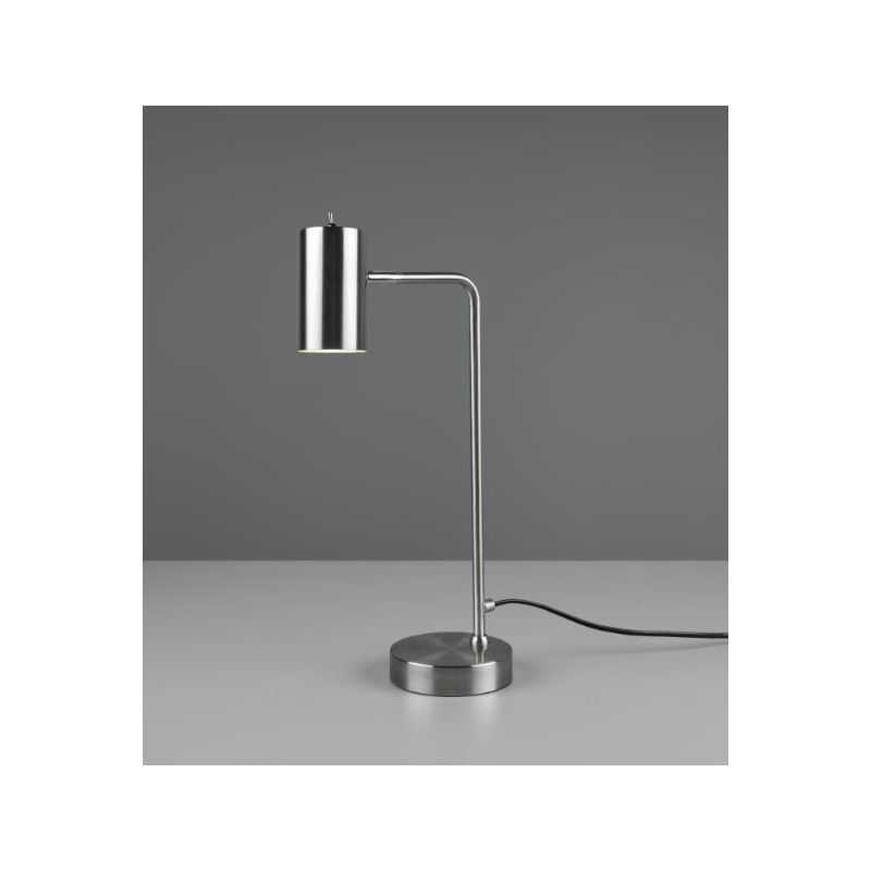 MARLEY LAMPADA DA TAVOLO H45 IN METALLO FINITURA NICHEL O OTTONE MODERNA ATTACCO GU10 TRIO LIGHTING - Cristalensi Shop Online