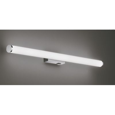 MATTIMO LAMPADA DA SPECCHIO FINITURA NERA O CROMO IP44 LED 8,6W LUCE 3000K LARGHEZZA CM 80 MODERNA TRIO LIGHTING - Cristalensi S