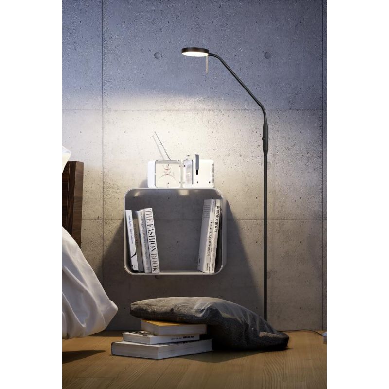 MONZA PIANTANA CON 2 SNODI FLESSIBILI H145 CM LED 12W SENSORE TOUCH 4 COLORI DIMMERABILE TRIO LIGHTING - Cristalensi Shop Online