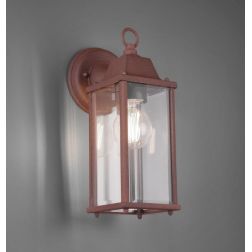 OLONA APPLIQUE DA ESTERNO IP23 STILE CLASSICO ANTRACITE O RUGGINE LUCE DIFFUSA TRIO LIGHTING - Cristalensi Shop Online