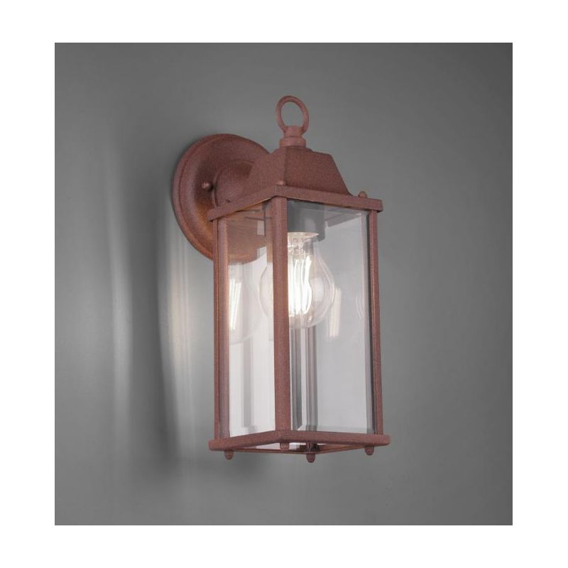 OLONA APPLIQUE DA ESTERNO IP23 STILE CLASSICO ANTRACITE O RUGGINE LUCE DIFFUSA TRIO LIGHTING - Cristalensi Shop Online