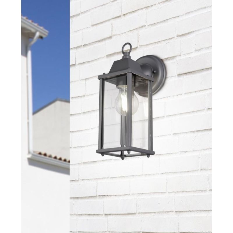 OLONA APPLIQUE DA ESTERNO IP23 STILE CLASSICO ANTRACITE O RUGGINE LUCE DIFFUSA TRIO LIGHTING - Cristalensi Shop Online