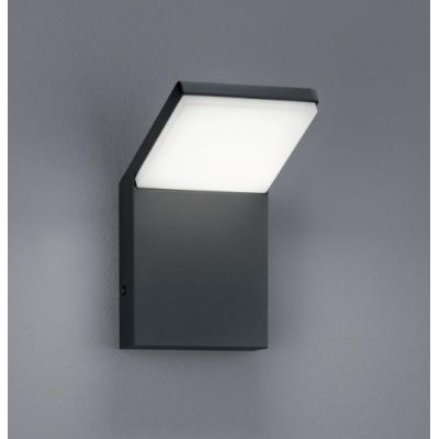 PEARL APPLIQUE DA ESTERNO MODERNA SQUADRATA IP54 ANTRACITE LED 9W TRIO LIGHTING - Cristalensi Shop Online