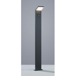 PEARL PALO DA ESTERNO CON SENSORE DI MOVIMENTO ANTRACITE MODERNO LED 9W IP54 SQUADRATO TRIO LIGHTING - Cristalensi Shop Online