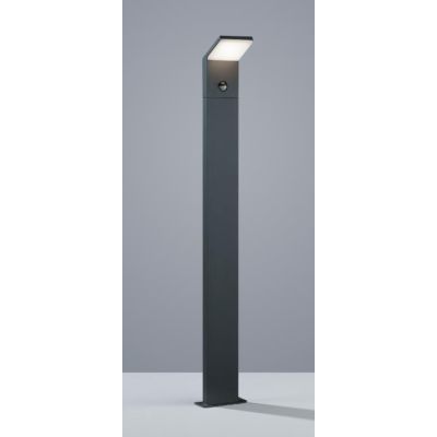 PEARL PALO DA ESTERNO CON SENSORE DI MOVIMENTO ANTRACITE MODERNO LED 9W IP54 SQUADRATO TRIO LIGHTING - Cristalensi Shop Online
