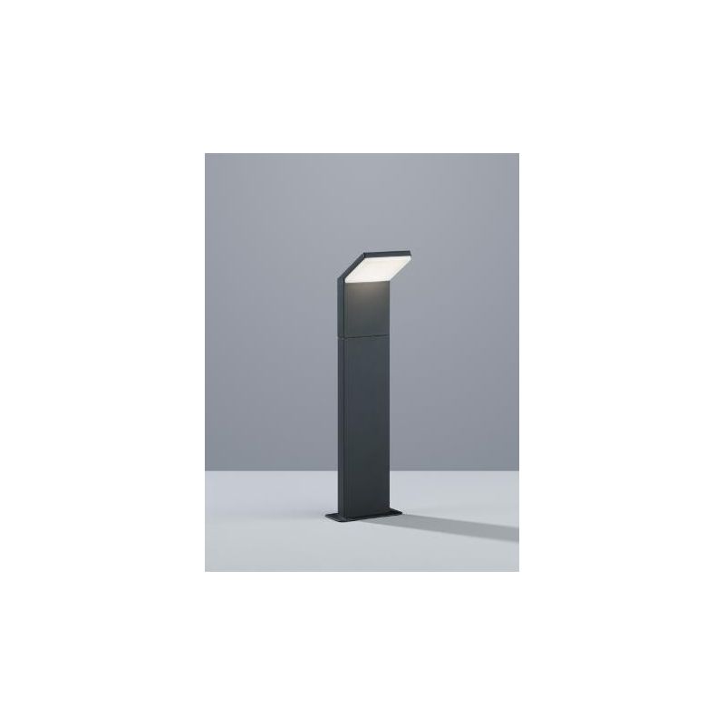 PEARL PALO DA ESTERNO ANTRACITE MODERNO LED 9W IP54 SQUADRATO TRIO LIGHTING - Cristalensi Shop Online