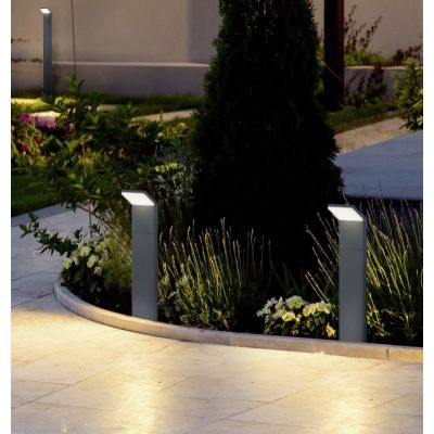 PEARL PALO DA ESTERNO ANTRACITE MODERNO LED 9W IP54 SQUADRATO TRIO LIGHTING - Cristalensi Shop Online