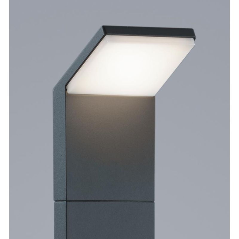 PEARL PALO DA ESTERNO ANTRACITE MODERNO LED 9W IP54 SQUADRATO TRIO LIGHTING - Cristalensi Shop Online