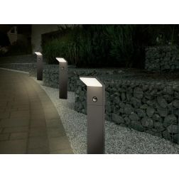 PEARL PALETTO DA ESTERNO CON SENSORE DI MOVIMENTO ANTRACITE MODERNO LED 9W IP54 SQUADRATO TRIO LIGHTING - Cristalensi Shop Onlin 2