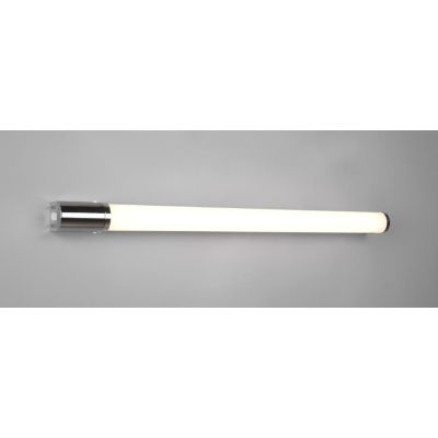PIERA LAMPADA DA SPECCHIO LARGHEZZA CM 79 IP44 CROMO O NERA LED 16W CON PRESA SCHUKO INCORPORATA TRIO LIGHTING - Cristalensi Sho