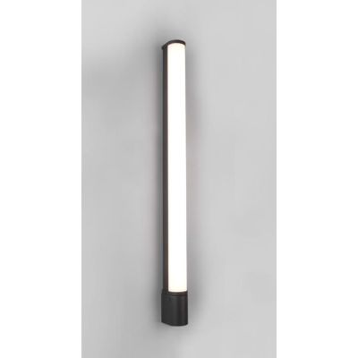 PIERA LAMPADA DA SPECCHIO LARGHEZZA CM 79 IP44 CROMO O NERA LED 16W CON PRESA SCHUKO INCORPORATA TRIO LIGHTING - Cristalensi Sho