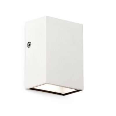 CANON APPLIQUE DA ESTERNO BIANCO LED 3W IP44 LUCE 4000K MODERNA FARO VENTILATORI - Cristalensi Shop Online
