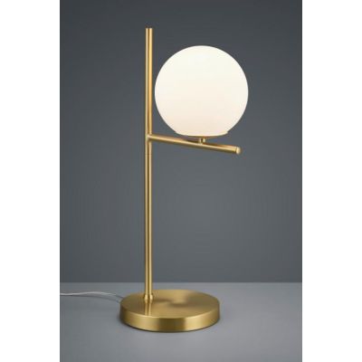 PURE LAMPADA DA TAVOLO MODERNA 3 FINITURE COLORE CON SFERA IN VETRO H52 CM TRIO LIGHTING - Cristalensi Shop Online