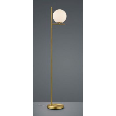 PURE PIANTANA MODERNA IN METALLO 3 FINITURE COLORE CON SFERA IN VETRO H150 CM TRIO LIGHTING - Cristalensi Shop Online